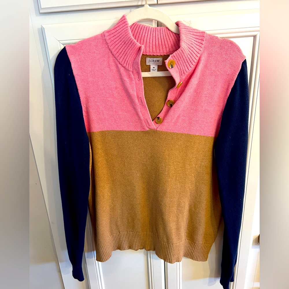 Medium JCrew Colorblock Sweater